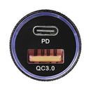 Zigarettenanzünder USB Schnellladegerät Typ A + C 12/24V 3100mA Autoladegerät – APT