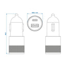 Zigarettenanzünder USB Schnellladegerät Typ A + C 12/24V 3100mA Autoladegerät – APT