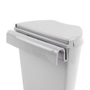 Abfalleimer grau, inkl. Halterung, (H/B/T) 30 x 27 x 16 cm, ca. 8 Ltr – Haba