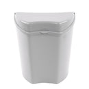 Abfalleimer grau, inkl. Halterung, (H/B/T) 30 x 27 x 16 cm, ca. 8 Ltr – Haba