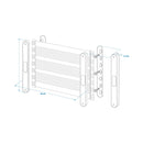 2x Ablagenetz Ablagefach L elastisch 40x26,5cm + Kunststoffhalterung + Schrauben – APT