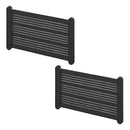 2x Ablagenetz Ablagefach L elastisch 40x26,5cm + Kunststoffhalterung + Schrauben – APT