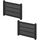 2x Ablagenetz Ablagefach M elastisch 31x26,5cm + Kunststoffhalterung + Schrauben – APT