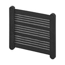 Ablagenetz Staunetz S elastisch 24 x 26,5cm + Kunststoffhalterung + Schrauben – APT