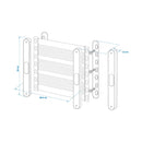 Ablagenetz Staunetz S elastisch 24 x 26,5cm + Kunststoffhalterung + Schrauben – APT