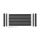 Ablagenetz Ablagefach XL elastisch 50x26,5 cm + Kunststoffhalterung + Schrauben – APT
