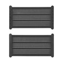 2x Ablagenetz Ablagefach XL elastisch 50x26,5 cm Kunststoffhalterung + Schrauben – APT