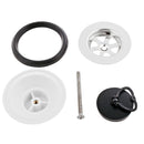 Ablaufgarnitur Edelstahl Ø 50mm mit 42 mm Gewindeabgang für Camping Siphon – Can