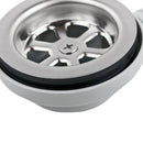 Ablaufgarnitur Edelstahl Ø 55 mm mit 25/20 mm, 90° Schlauchabgang – Can