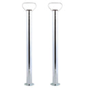 Abstellstütze mit Handgriff 2er Set, 48mm, 700mm für PKW Anhänger – ProPlus