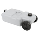 Abwasser Rolltank 25 Liter Grauwassertank mit Rollen, ausziehbarer Griff Grau – Freizeitschmiede