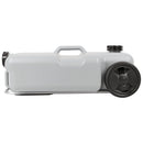 Abwasser Rolltank 25 Ltr Grauwassertank mit Rollen ausziehbarer Griff Grau Freizeitschmiede® – Freizeitschmiede