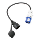 CEE Adapter Kabel SET Schuko - CEE 200-250V, 16A, 3polig, 40 cm, Ip44 – Haba