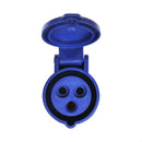 CEE Adapter Schuko auf CEE 200-250V, 16A, 3polig, 12 cm, Ip44 – Schuko Adapter auf CEE zum Anschluss an Schuko Steckdosen.