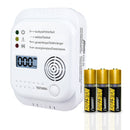 Alecto Gasmelder für Kohlenmonoxid + 3x AA Batterien – ProPlus