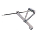 AL-KO Ausdrehstütze 800 kg – 505 x 260 mm, Höhe 470 mm, verzinkter Stahl – APT