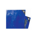 Abdeckplane + Ösen 4x5m 170g/m² Allzweckplane wasserdicht Bodenplane Plane blau – Reimo Tent Technology