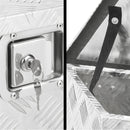 Alu Werkzeugbox Transportkiste Aufbewahrungsbox Anhänger Deichselbox 70x24x42cm – APT