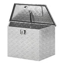 Alu Werkzeugbox Transportkiste Aufbewahrungsbox Anhänger Deichselbox 83/54x36x49cm – APT