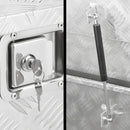 Alu Werkzeugbox Transportkiste Aufbewahrungsbox Anhänger Deichselbox 83/54x36x49cm – APT