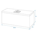 Werkzeugbox für Anhängerseite Transportkiste Aufbewahrungsbox Alubox 60x25x25cm – APT