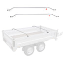 2x Anhänger Flachplanenbügel Aluminium verstellbar 132 - 204 cm Knaufschraube – Anhänger Flachplanenbügel aus Aluminium.