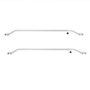 2x Anhänger Flachplanenbügel Aluminium verstellbar 108 - 146 cm Knaufschraube – Deiwo