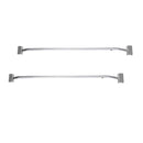 2x Anhänger Flachplanenbügel Aluminium verstellbar 108 - 146 cm Knaufschraube – Deiwo