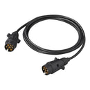 1 - 7m Anhänger Verlängerungskabel 7-polig 2x Stecker PVC Anhängerkabel 7x0,5mm² – APT