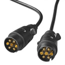 1 - 7m Anhänger Verlängerungskabel 7-polig 2x Stecker PVC Anhängerkabel 7x0,5mm² – APT
