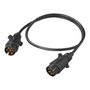 1 - 7m Anhänger Verlängerungskabel 7-polig 2x Stecker PVC Anhängerkabel 7x0,5mm² – APT