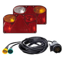 Set Anhänger Universal-Rücklicht 237x137mm, rechts & links kabelbaum 13-polig – APT