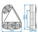 Set Anhänger Rückleuchte 218x174mm, rechts & links inkl. Kabelbaum 13-polig - Bild 12