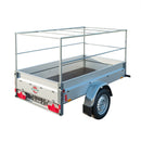 Planen Gestell + Hochplane Set, blau ,Maße 207,5 x 114 x 90 cm, verzinkt – ProPlus