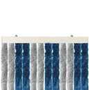 Flauschvorhang, 100% Propylen, 56 x 185 cm, grau/blau – Arisol