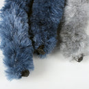 Flauschvorhang, 100% Propylen, 56 x 185 cm, grau/blau – Arisol