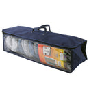 Flauschvorhang, 100% Propylen, 56 x 185 cm, grau/blau – Arisol