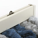 Flauschvorhang, 100% Propylen, 56 x 185 cm, grau/blau – Arisol