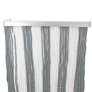 Vorhang Korda, 100% Polyester, 60x190 cm, weiß/blau – So schön kann Kordel sein.