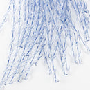 Vorhang Sara, 100% PVC, 60x190 cm, weiß/blau – Arisol