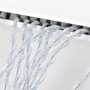 Vorhang Sara, 100% PVC, 60x190 cm, weiß/schwarz – Endlich mal ein Türvorhang, der schön und gleichzeitig praktisch ist!