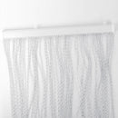 Vorhang Sara, 100% PVC, 60x190 cm, weiß/schwarz – Endlich mal ein Türvorhang, der schön und gleichzeitig praktisch ist!