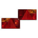 Aspöck Multipoint I Anhänger Rückleuchte L&R – 6 Funktionen, 12V, mit Easy Connector – APT