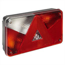 Aspöck Multipoint V Anhänger Rückleuchte links – 6 Funktionen, 12V, mit 8-Pin Easy Connector – APT