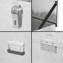 Aufbewahrungsbox Aluminium 622 x 425 x H 520 mm Alukiste flexibel verwendbar – APT