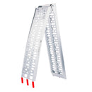 2x Motorrad Auffahrrampe Alu klappbar 220 cm x 28 cm 340Kg + Spanngurt – ProPlus