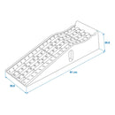 Auffahrrampe 2 Stück bis 3000Kg Auffahrkeil 21x91x31cm Rampe für PKW, Wohnmobil – APT