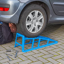 Auffahrrampe 1250Kg Stahl Auffahrkeil PKW Wohnmobil Rampe, Spurbreite bis 21cm – APT