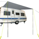 Wohnmobil Wohnwagen Sonnensegel, 3,50 x 2,4 m, inkl. Aufstellstangen – Bo-Camp