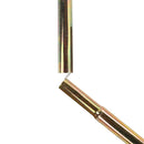 Aufstellstangen Sonnensegel 2er Set 200 cm 4 Teilig Stahl inkl Leinen & Heringe – Deiwo